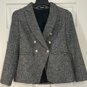 Checkered blazer